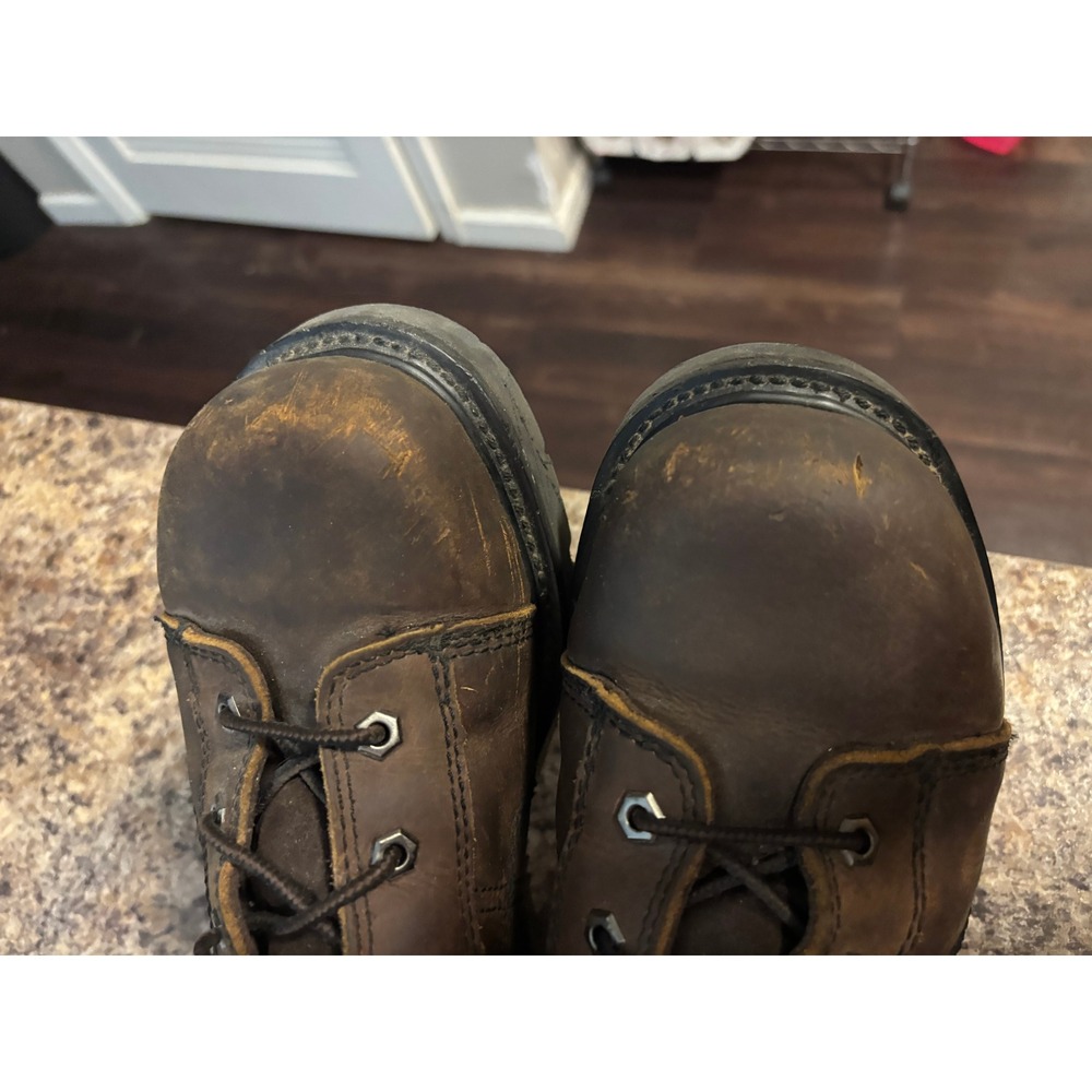 Thorogood Mens Steel Toe Leather Work Boots Brown Lace Up 804-4638 10W - Picture 14 of 14